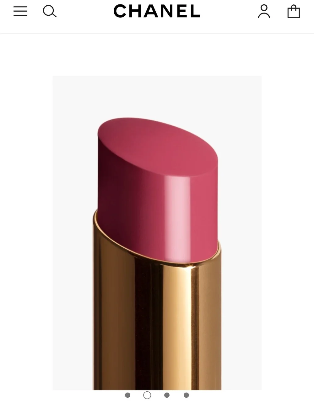 CHANEL Rouge Coco Baume Tinted Lip Balm — Raspberry Kiss (762)